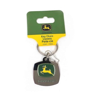 ERTL 001473R01 John Deere Logo Enamel Key Ring