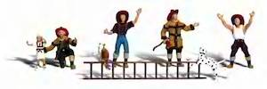 Toy: Woodland Scenics A1882 Fireman to the Rescue HO Gauge Figures