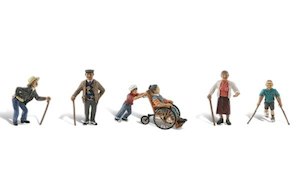 Woodland Scenics A1946 Physically Challenged HO Gauge Figures