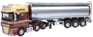 Oxford Diecast 76DXF006 DAF XF G Cylindrical Tanker William Nicol Livery 1/76 scale