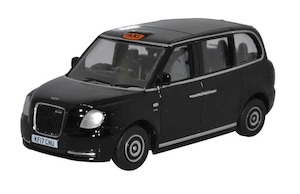 Oxford Diecast 76TX5001 LEVC TX Taxi – Electric Taxi Black