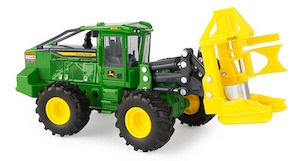 ERTL 45678 John Deere 843L-II Wheeled Feller Buncher – Prestige Collection 1/50 Scale