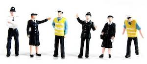 Bachmann Branchline 36-041 Police & Security Staff OO Scale Figure set