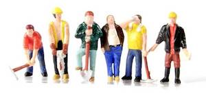 Bachmann Branchline 36-042 Construction Workers OO Scale Figure set