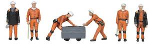 Bachmann Branchline 36-400 1960/70s Coal Miner OO Scale Figure set