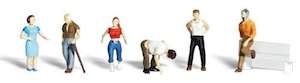 Woodland Scenics A2124 Ordinary People N Gauge Figures