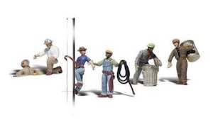 Woodland Scenics A2126 City Workers N Gauge Figures