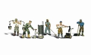 Woodland Scenics A2128 Roofers N Gauge Figures