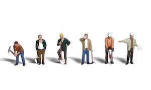 Woodland Scenics A2137 Road Crew N Gauge Figures