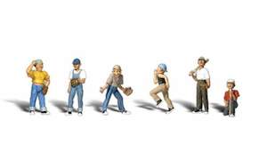 Woodland Scenics A2146 Baseball Players II N Gauge Figures