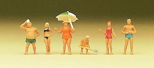 Preiser 79070 Family at beach N Gauge Figures