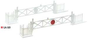 Peco LK-50 Level Crossing Gates (4) w/Wicket Gates and Fencing