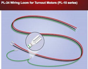 Peco PL-34 Wire Loom for Turnout Motor