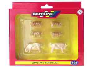 Britains 40966 White Pigs and Piglets