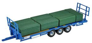 Britains 43218 Kane Bale Trailer Set