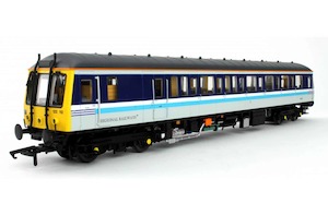 Dapol 4D-015-003 Class 122 Bubble CAR 55012 REGIONAL RAILWAYS LIVERY DCC Ready – OO Gauge