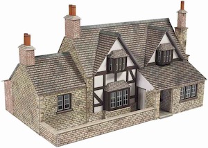 Toy: Metcalfe PO267 Town End Cottage Kit OO/HO Scale