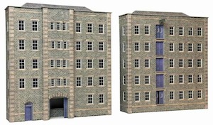 Metcalfe PO290 Grimy Old Mill OO/HO Scale Kit