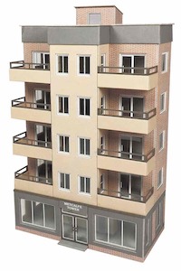 Metcalfe PO360 Lower Relief Tower Block OO/HO Scale kit