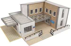 Metcalfe PO362 Municipal Building OO/HO Scale Kit