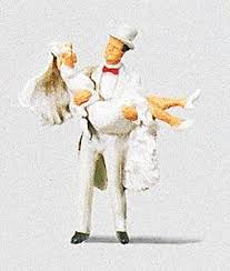 Toy: Preiser 28029 Wedding Couple HO Gauge Figures