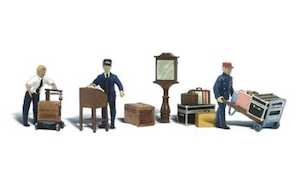 Woodland Scenics A2211 Depot Workers & Accessories N Gauge Figures