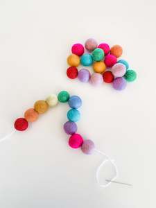 DIY Felt Ball Garland Kit