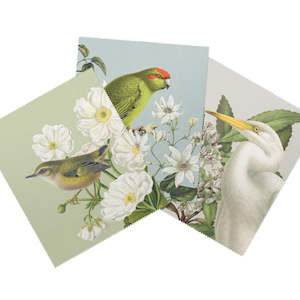 Set of 3 Birds & Botanicals Collection Lens Cloths