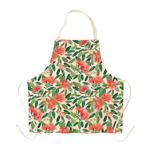 Pohutukawa Print Apron