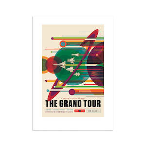 Small Prints: NASA The Grand Tour Travel Print