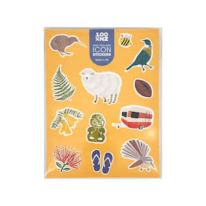 NZ Icons Sticker Sheet