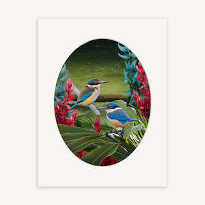 Lucy G - Harmony (Kingfisher) Small Art Print