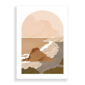 Piha Landmark A2 Print