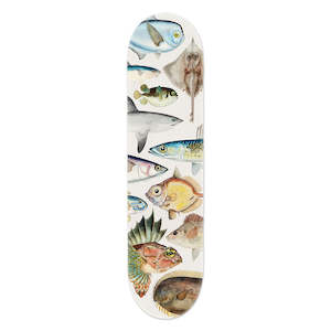 Fishes of New Zealand Skateboard Deck