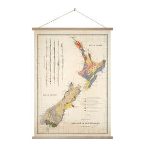 Geology of New Zealand Wall Chart