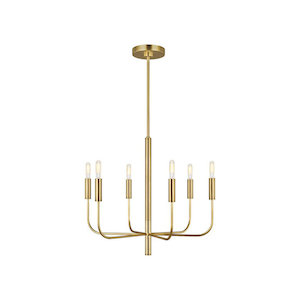 Brianna 6 Light Chandelier by Visual Comfort Studio Ellen DeGeneres Collection