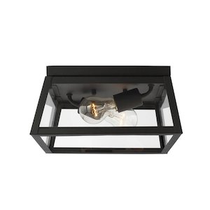 Founders Exterior Flush Mount Ceiling Light by Visual Comfort Generation