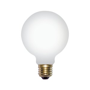 G95 Dolly Globe Lightbulb - ES Opal 100W Incandescent