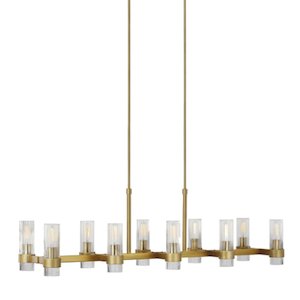 Geneva 10 Light Kitchen Chandelier by Visual Comfort Generation