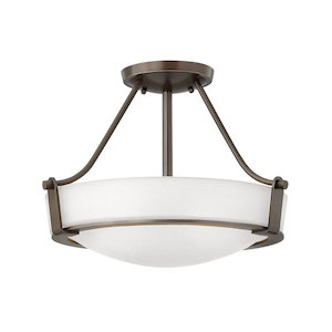 Hathaway 3 Semi Flush Mount Ceiling Light