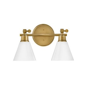 Arti Double Vanity Wall Light by Hinkley