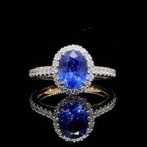 2.75ct Natural Cornflower Sapphire