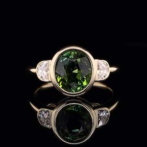 Tourmaline Trilogy Ring