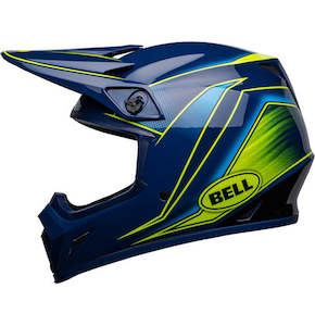 Electrical goods: Bell MX-9 MIPS Zone Gloss Navy/Retina