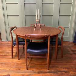 Furnishings: Danish Dining Table Set