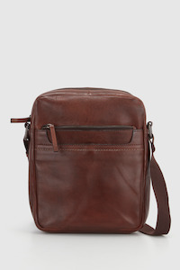 Satchels Messenger Bags: Angus Leather NS Satchel