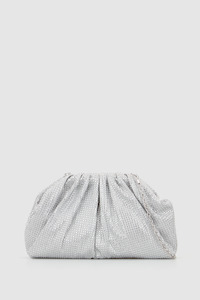 Ruched Clutch Bag