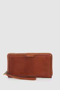 Bria Leather Zip Large Wallet