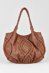 New: Braided Slouchy Boho Tote Bag