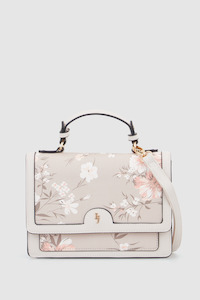 New: Floral Top Handle Bag